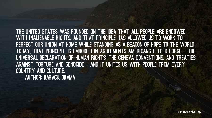 Universal Declaration Of Human Rights Quotes By Barack Obama