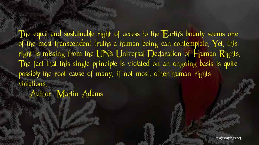 Universal Declaration Of Human Rights Quotes By Martin Adams