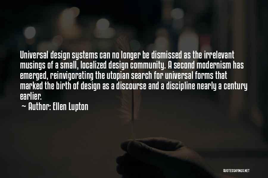 Universal Design Quotes By Ellen Lupton