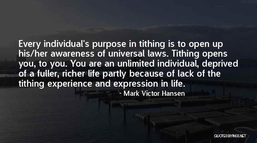 Universal Laws Quotes By Mark Victor Hansen