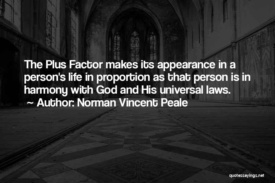 Universal Laws Quotes By Norman Vincent Peale