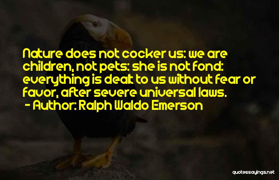 Universal Laws Quotes By Ralph Waldo Emerson