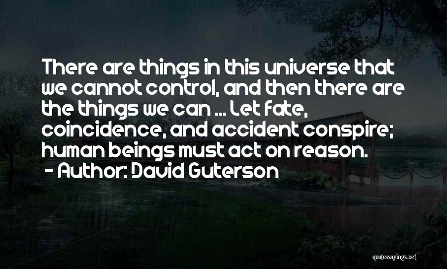 Universe And Fate Quotes By David Guterson