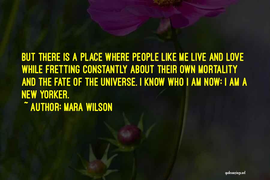 Universe And Fate Quotes By Mara Wilson