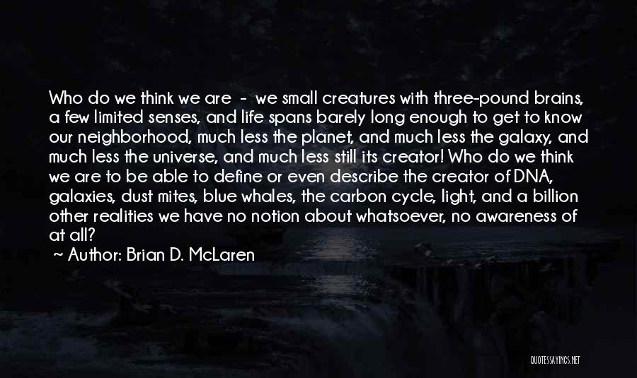 Universe And Galaxy Quotes By Brian D. McLaren