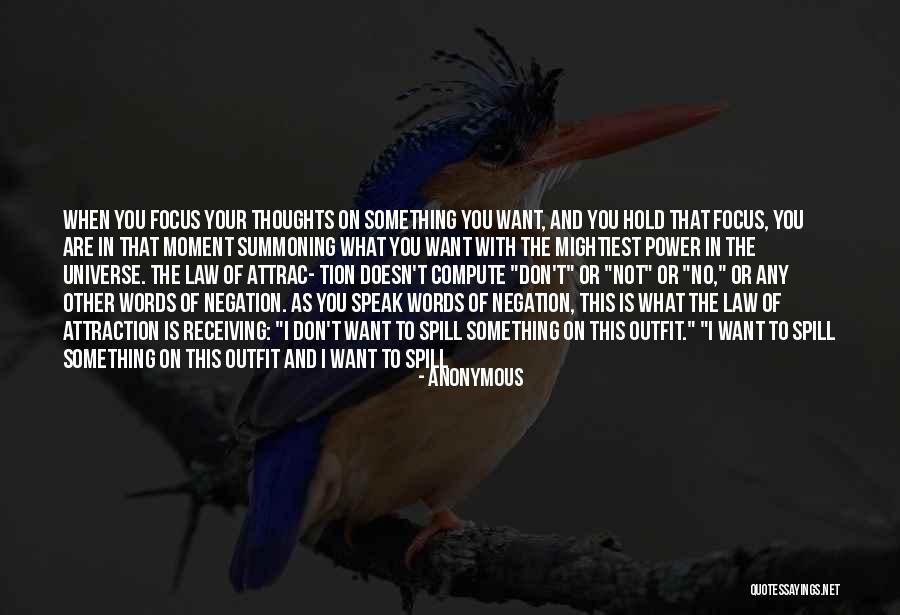 Universe Attraction Quotes By Anonymous Universe Attraction Quotes By Anonymous