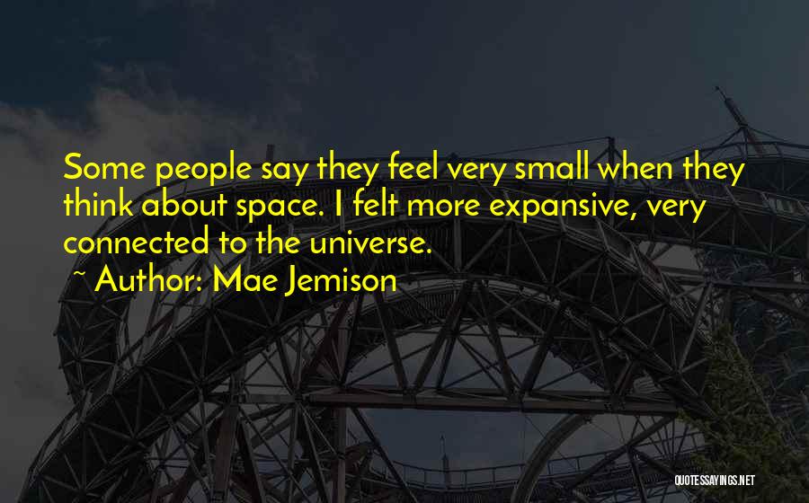 Universe Connected Quotes By Mae Jemison