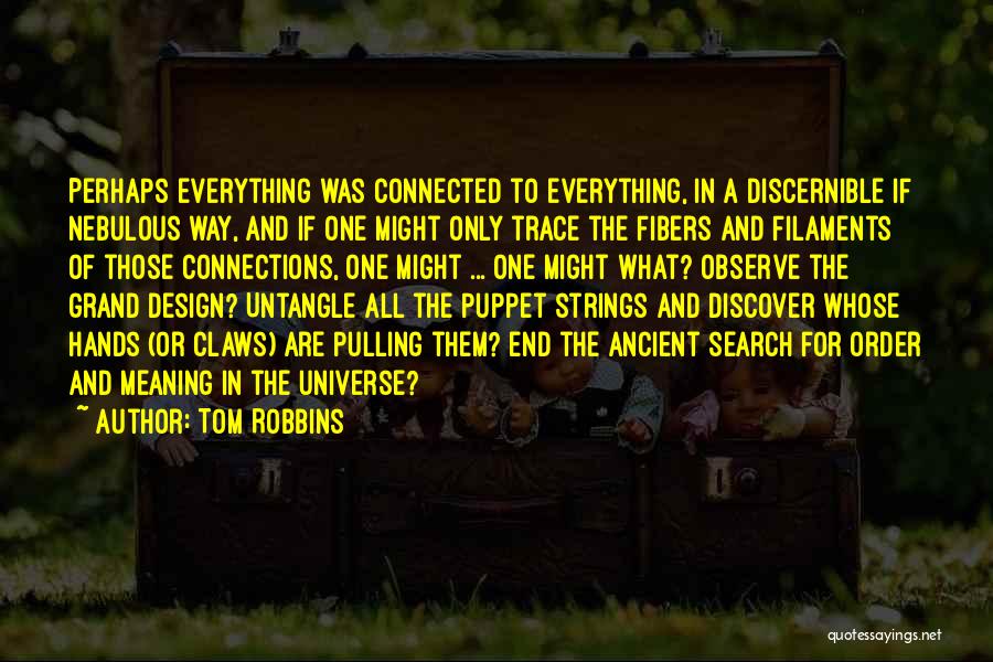 Universe Connected Quotes By Tom Robbins
