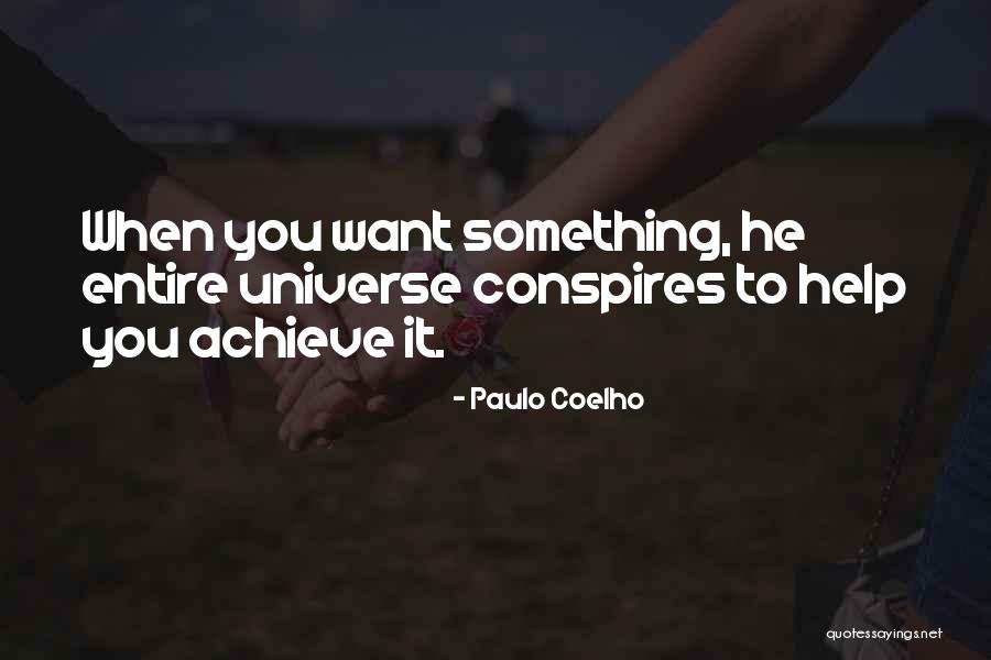 Universe Conspires Quotes By Paulo Coelho