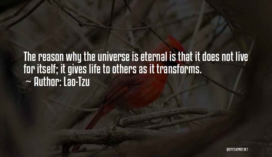 Universe Gives Quotes By Lao-Tzu