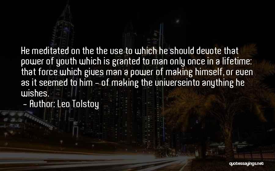 Universe Gives Quotes By Leo Tolstoy