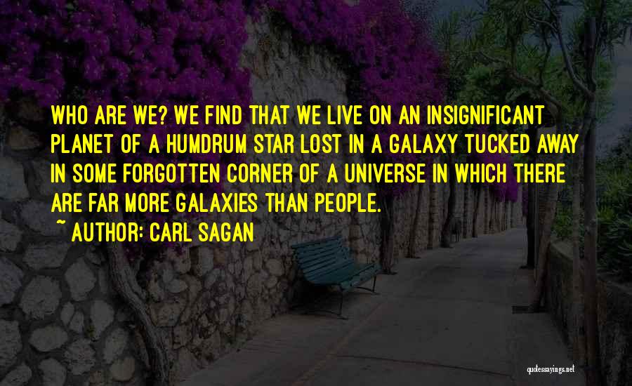 Universe Insignificant Quotes By Carl Sagan