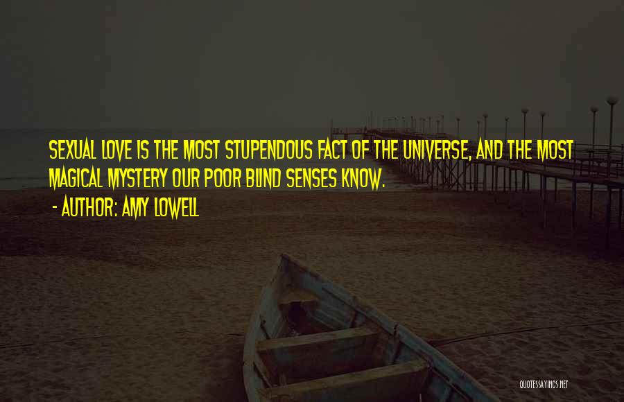 Universe Love Quotes By Amy Lowell