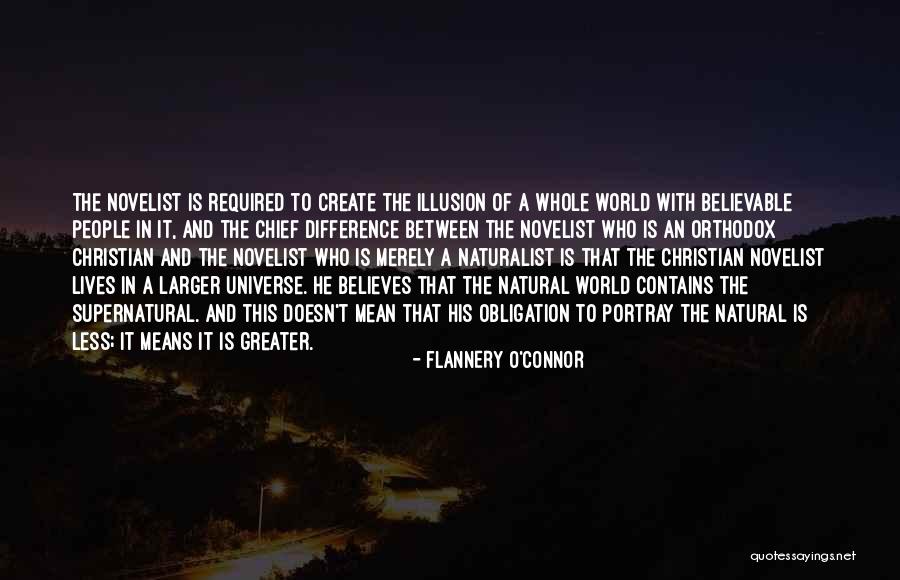 Universe Of Obligation Quotes By Flannery O'Connor