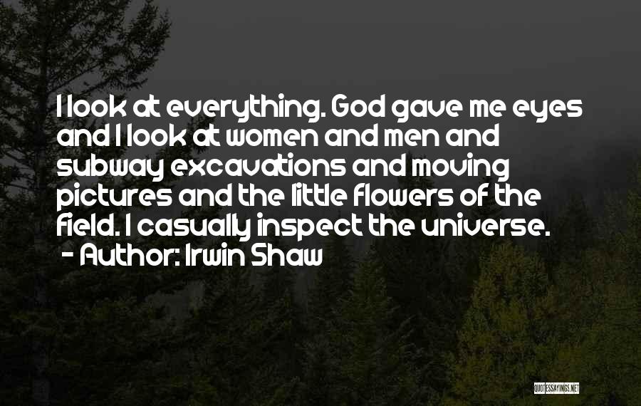 Universe Pictures And Quotes By Irwin Shaw