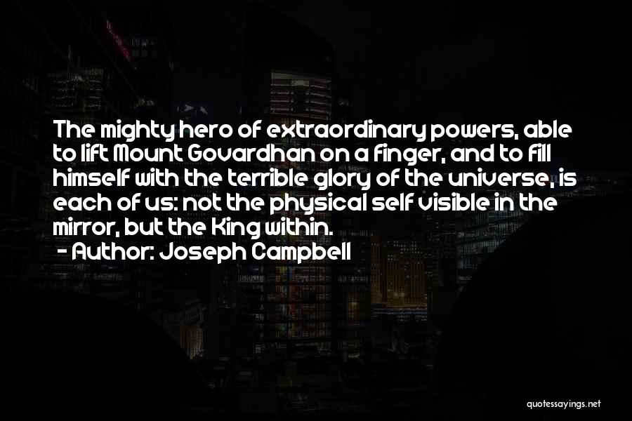 Universe Within Us Quotes By Joseph Campbell