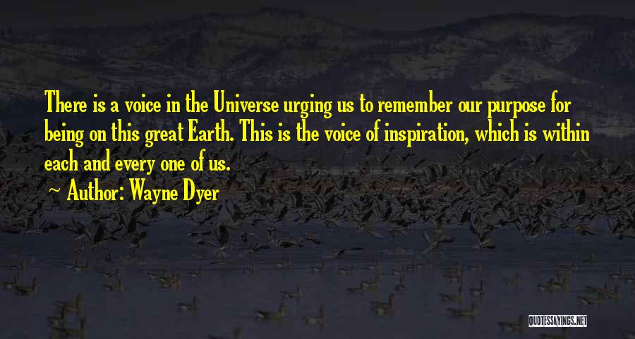 Universe Within Us Quotes By Wayne Dyer