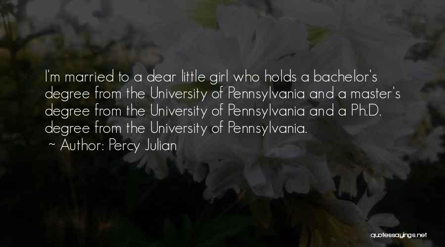 University Degree Quotes By Percy Julian