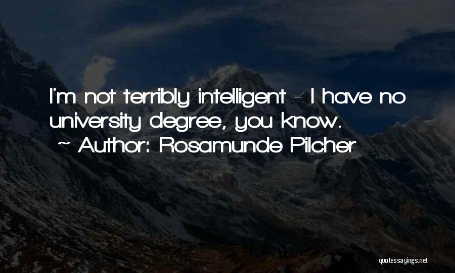 University Degree Quotes By Rosamunde Pilcher