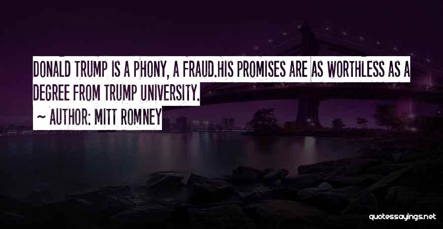 University Degrees Quotes By Mitt Romney