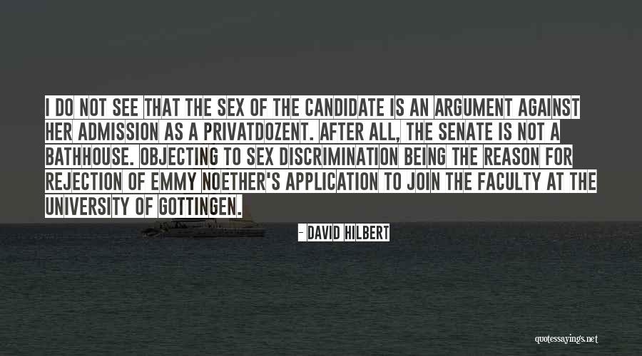University Of Gottingen Quotes By David Hilbert University Of Gottingen Quotes By David Hilbert