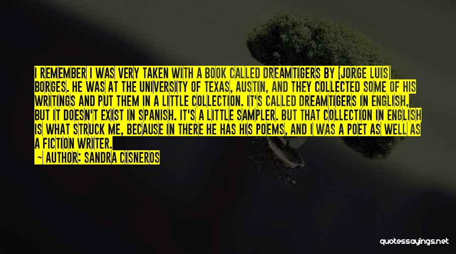 University Of Texas Quotes By Sandra Cisneros