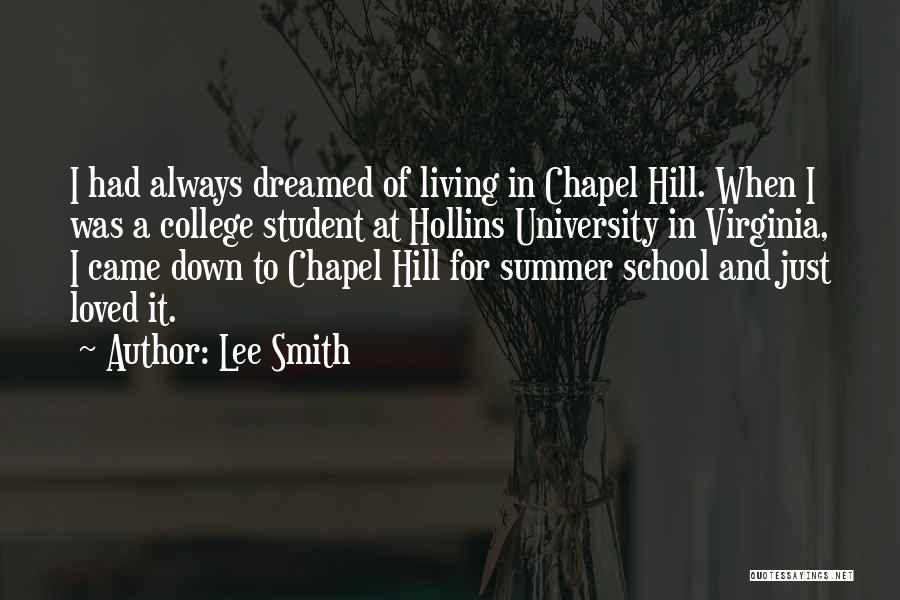 University Of Virginia Quotes By Lee Smith