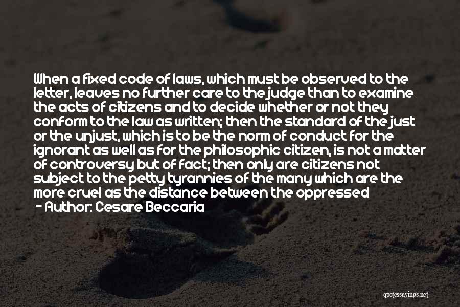 Unjust Laws Quotes By Cesare Beccaria