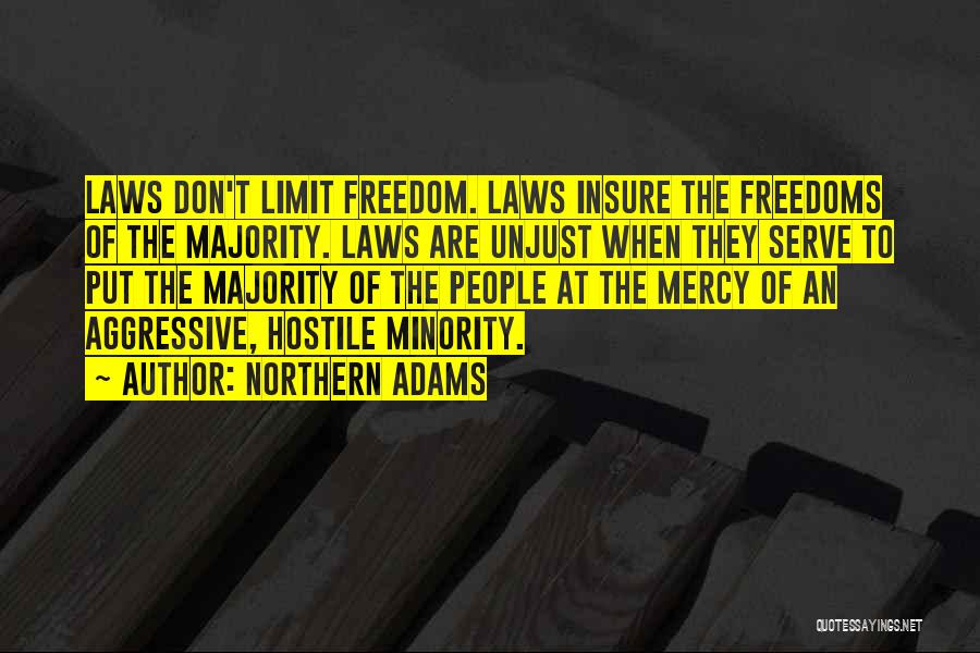 Unjust Laws Quotes By Northern Adams