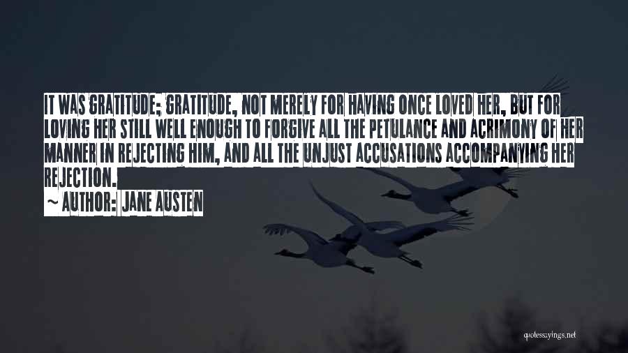 Unjust Love Quotes By Jane Austen