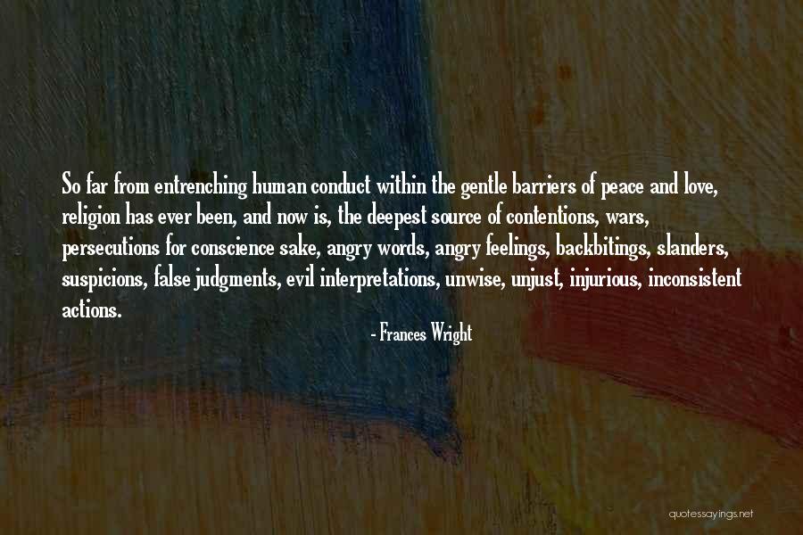 Unjust War Quotes By Frances Wright