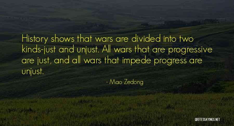 Unjust War Quotes By Mao Zedong