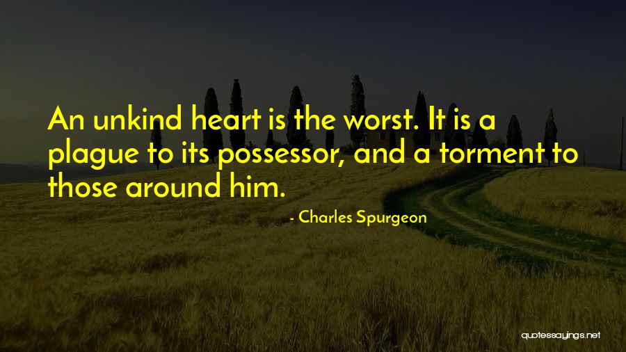 Unkind Quotes By Charles Spurgeon