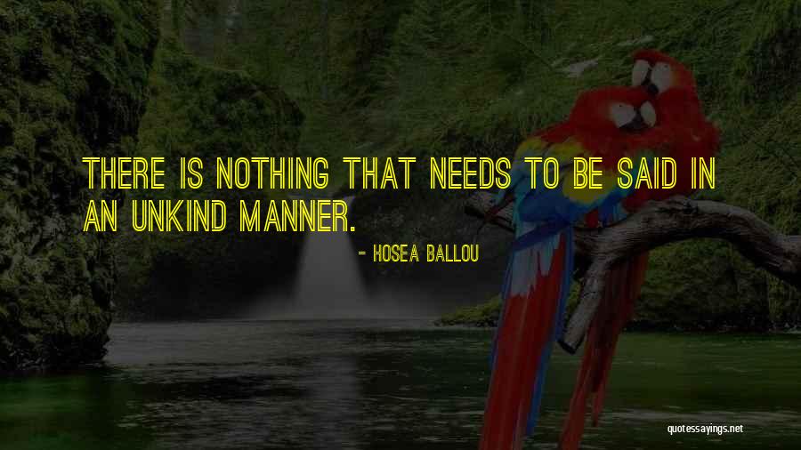Unkind Quotes By Hosea Ballou Unkind Quotes By Hosea Ballou