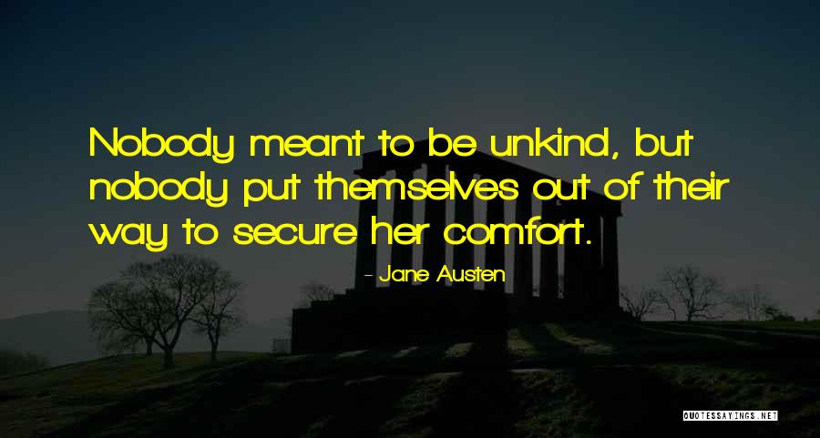 Unkind Quotes By Jane Austen