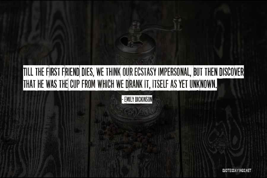 Unknown Friend Quotes By Emily Dickinson Unknown Friend Quotes By Emily Dickinson