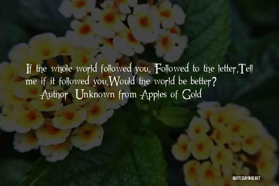 Unknown From Apples Of Gold Quotes 785371