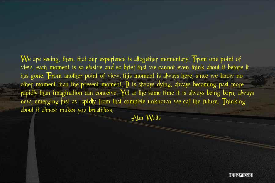 Unknown Future Quotes By Alan Watts Unknown Future Quotes By Alan Watts