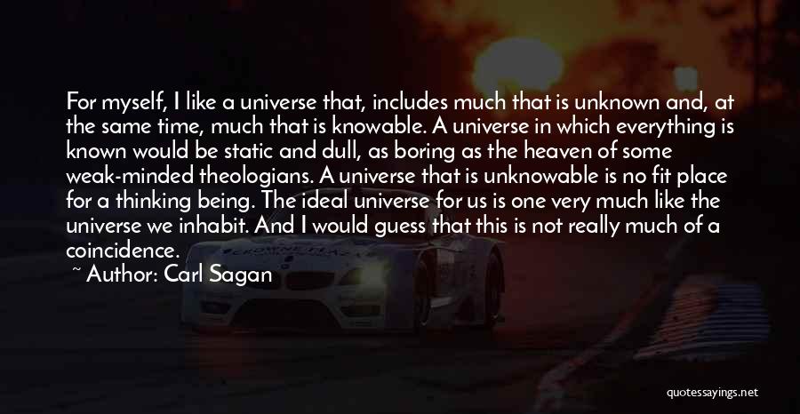 Unknown Known Quotes By Carl Sagan