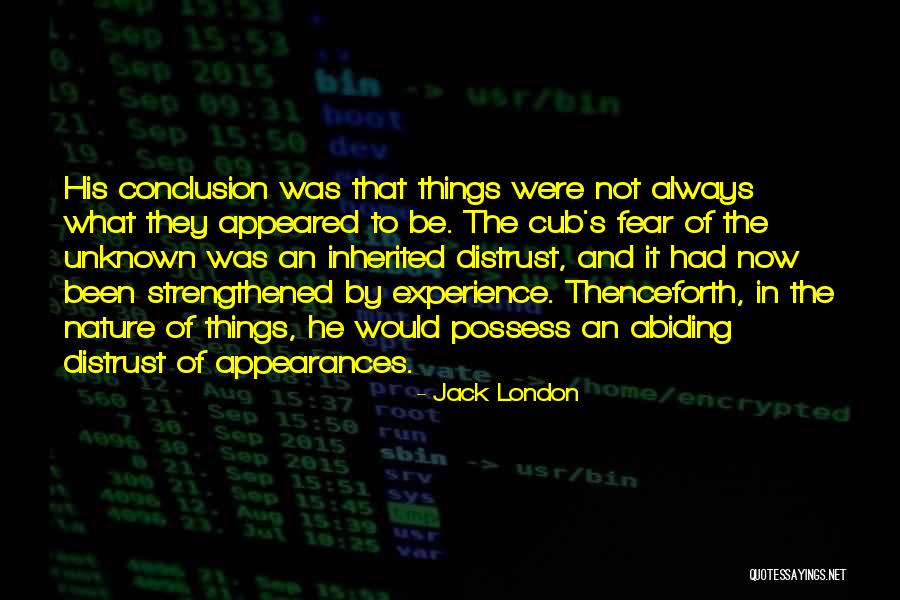 Unknown Nature Quotes By Jack London Unknown Nature Quotes By Jack London