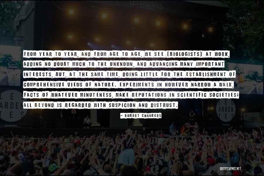 Unknown Nature Quotes By Robert Chambers Unknown Nature Quotes By Robert Chambers