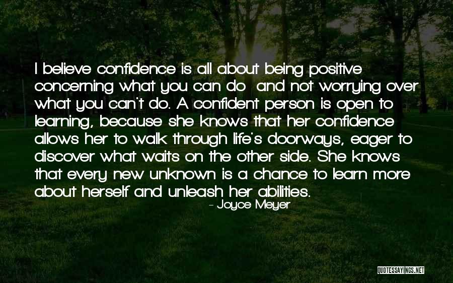 Unknown Person Quotes By Joyce Meyer