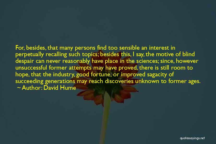 Unknown Persons Quotes By David Hume
