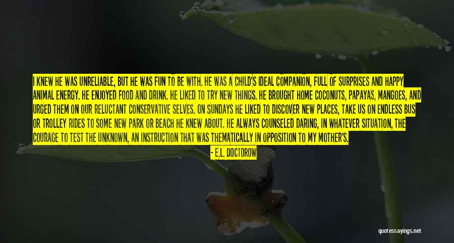 Unknown Places Quotes By E.L. Doctorow Unknown Places Quotes By E.L. Doctorow