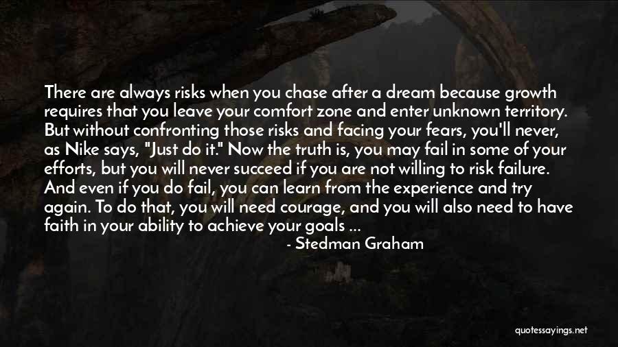 Unknown Territory Quotes By Stedman Graham Unknown Territory Quotes By Stedman Graham