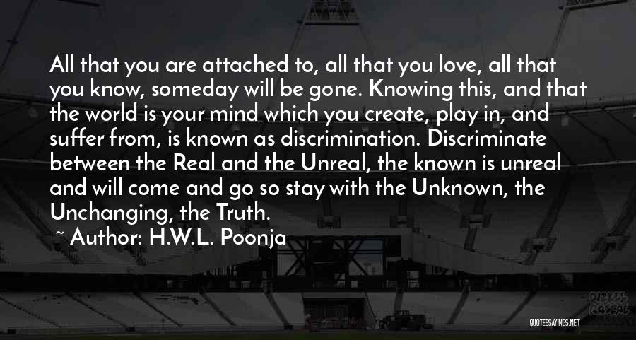 Unknown Truth Quotes By H.W.L. Poonja