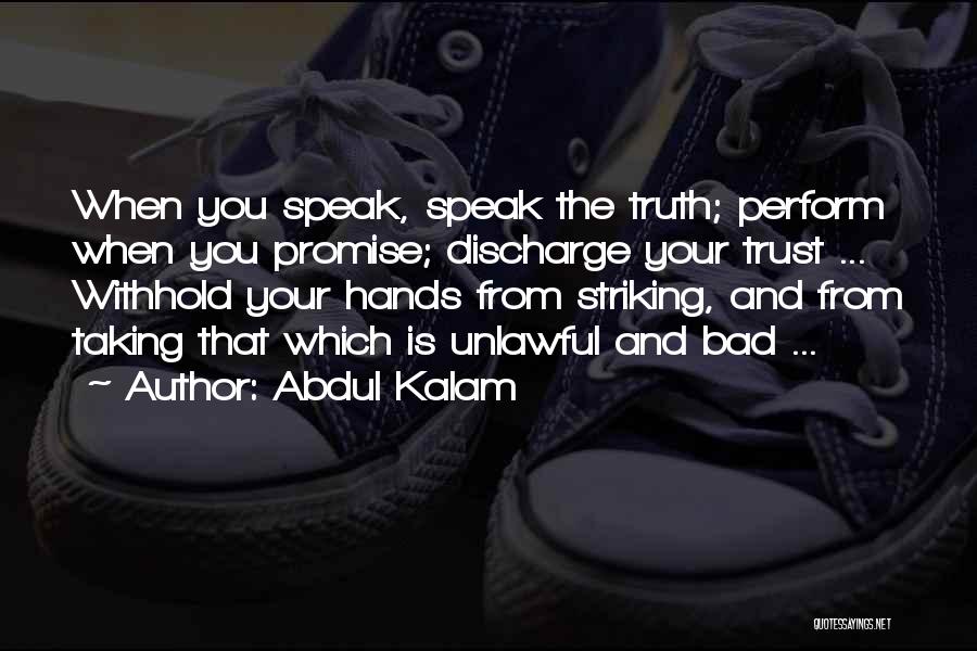 Unlawful Quotes By Abdul Kalam