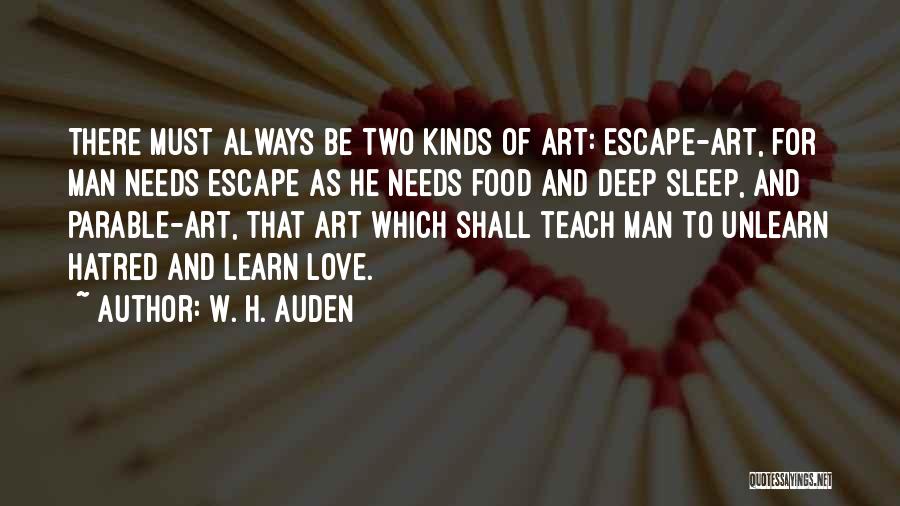 Unlearn Quotes By W. H. Auden