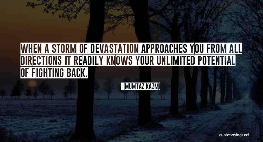 Unlimited Potential Quotes By Mumtaz Kazmi