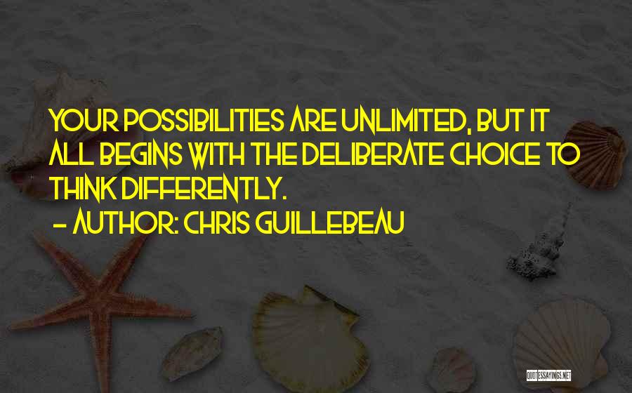 Unlimited Thinking Quotes By Chris Guillebeau